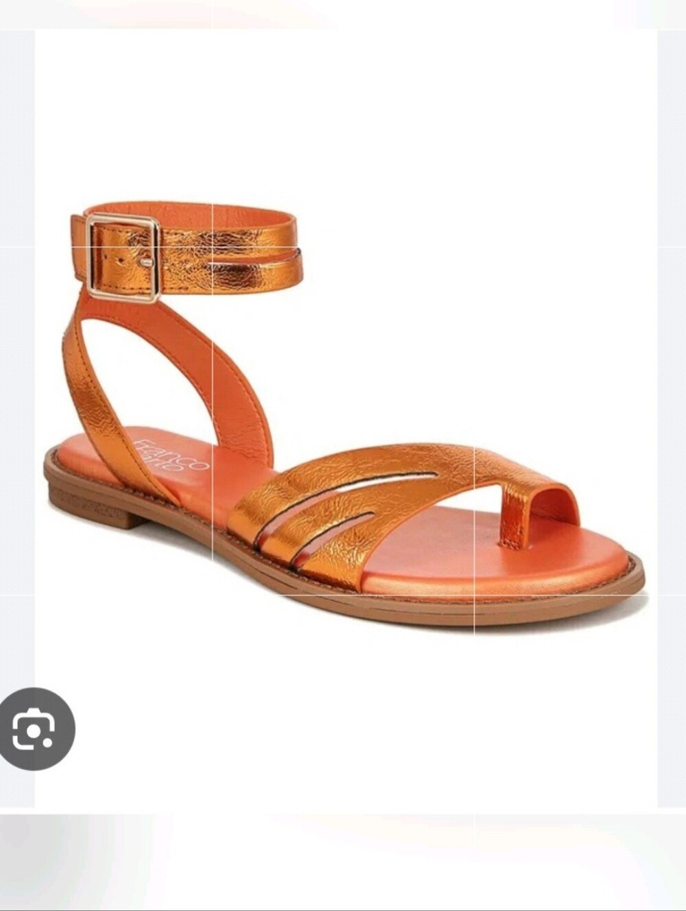 Franco Sarto Greene Toe Loop Ankle Strap Sandal